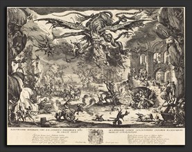 Jacques Callot (French, 1592 - 1635), The Temptation of Saint Anthony [second version], 1635,