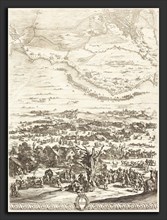 Jacques Callot (French, 1592 - 1635), The Siege of Breda [plate 5 of 6], 1627-1628, etching