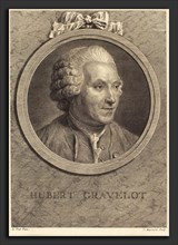 Jean Massard after Maurice-Quentin de La Tour (French, 1740 - 1822), Hubert Gravelot, etching