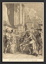 Antoine-Jean Duclos after Hubert FranÃ§ois Gravelot (French, 1742 - 1795), Quoi donc, les vrais