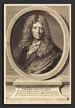 Ãâtienne Ficquet after Hyacinthe Rigaud (French, 1719 - 1794), Pierre Mignard, 1755-1765, engraving