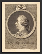 Laurent Cars after Charles-Nicolas Cochin I (French, 1699 - 1771), Francois Boucher, etching