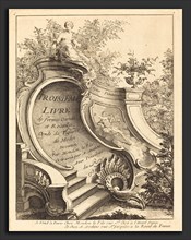 Antoine Aveline after Jean Mondon (French, 1691 - 1743), Troisieme livre de formes Cartels et