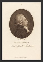 FranÃ§ois Bonneville (French, active c. 1780-1802), Charles Lameth, probably c. 1780-1802, stipple