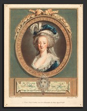 Pierre-Michel Alix after Elisabeth-Louise Vigée Le Brun (French, 1762 - 1817), Queen