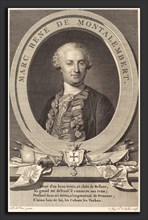 Augustin de Saint-Aubin after Maurice-Quentin de La Tour (French, 1736 - 1807), Marc Rene de