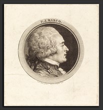 Augustin de Saint-Aubin after Charles-Nicolas Cochin II (French, 1736 - 1807), P.J. Marco, 1784,