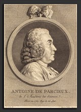 Augustin de Saint-Aubin after Charles-Nicolas Cochin I (French, 1736 - 1807), Antoine De Parcieux,
