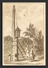 Hubert Robert (French, 1733 - 1808), The Post, etching