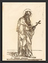 Jacques Stella (French, 1596 - 1657), Saint Philip, woodcut