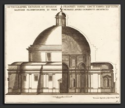 Valerien Regnard (French, 17th Century), Section of the Church of Saint John the Baptist, engraving