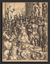 Jacques Bellange (French, c. 1575 - died 1616), Martyrdom of Saint Lucy, etching