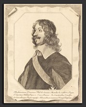 Claude Mellan (French, 1598 - 1688), Abel Servien, in or after 1659, engraving on laid paper