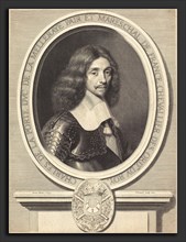 Robert Nanteuil after Justus van Verus (French, 1623 - 1678), Marechal de La Meilleraye, 1662,