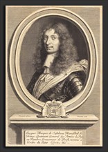 Robert Nanteuil (French, 1623 - 1678), Marechal de Castelnau, 1658, engraving