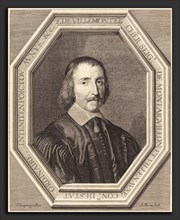 Jean Morin after Philippe de Champaigne (French, c. 1600 - 1650), Francois de Villemontee, etching,