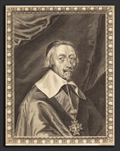 Michel Lasne (French, 1590 or before - 1667), Armand Jean du Plessis, Cardinal Richelieu, engraving