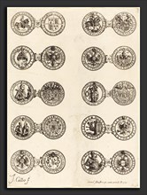 Jacques Callot (French, 1592 - 1635), Coins [plate 5], etching