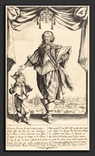 Jacques Callot (French, 1592 - 1635), Claude Deruet and his Son, Jean, 1632, etching and engraving