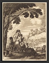 Abraham Bosse after Claude Vignon (French, 1602 - 1676), Illustration to Jean Desmarets'