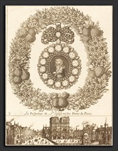FranÃ§ois Le Febvre (French, active 1635-1657), La perspective de l'englise Nostre Dame de Paris,