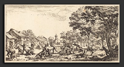 Jacques Callot (French, 1592 - 1635), The Peasants' Revenge, c. 1633, etching