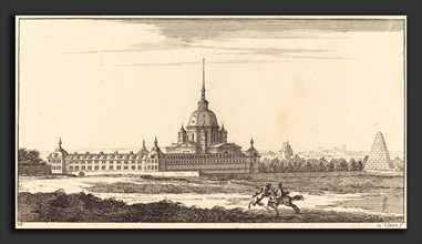 Sébastien Le Clerc I (French, 1637 - 1714), Landscape with Monastery, 1673, etching