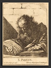 Laurent de La Hyre (French, 1606 - 1656), Saint Paul, 1620s, etching on laid paper