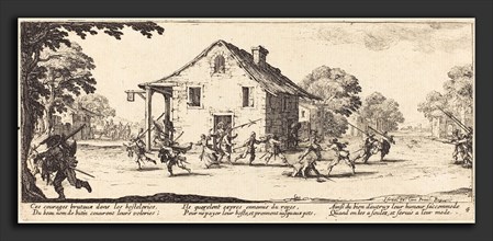Jacques Callot (French, 1592 - 1635), Scene of Pillage, c. 1633, etching