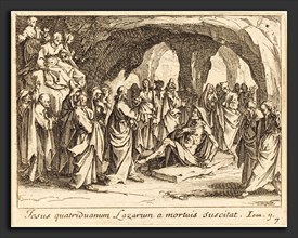 Jacques Callot (French, 1592 - 1635), Raising of Lazarus, 1635, etching