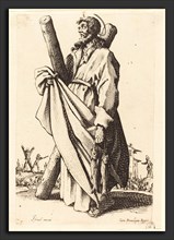 Jacques Callot (French, 1592 - 1635), Saint Andrew, published 1631, etching