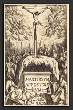 Jacques Callot (French, 1592 - 1635), Title Page for "The Martyrdoms of the Apostles", c.