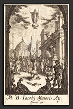 Jacques Callot (French, 1592 - 1635), The Martyrdom of Saint James Major, c. 1634-1635, etching