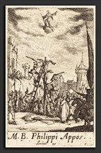Jacques Callot (French, 1592 - 1635), The Martyrdom of Saint Philip, c. 1634-1635, etching