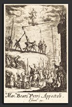 Jacques Callot (French, 1592 - 1635), The Martyrdom of Saint Peter, c. 1634-1635, etching