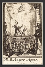 Jacques Callot (French, 1592 - 1635), The Martyrdom of Saint Andrew, c. 1634-1635, etching