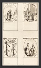 Jacques Callot (French, 1592 - 1635), St. Emeric; St. Charles Borromeo;  St. Vitalis & Agricola;