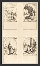 Jacques Callot (French, 1592 - 1635), St. Helen; St. Donatus; St. Ludovicus, Bishop; St. Bernard,