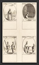 Jacques Callot (French, 1592 - 1635), St. Romaricus; St. Leocadia; Sts. Mennas and Hermogenes; St.