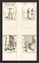 Jacques Callot (French, 1592 - 1635), St. Medard; St. Calliopa; Sts. Primus and Felician; St.