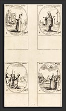 Jacques Callot (French, 1592 - 1635), St. Perpetuus; St. Mary of Cleophas; St. Ezechiel; St. Leo