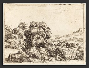 Jacques Callot (French, 1592 - 1635), Sheep Calling Lamb, etching