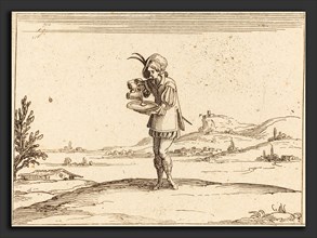 Jacques Callot (French, 1592 - 1635), Man Washing a Pearl, etching