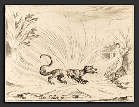 Jacques Callot (French, 1592 - 1635), Salamander Surrounded by Flames, etching