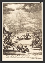 Jacques Callot (French, 1592 - 1635), The Conversion of Saint Paul, etching