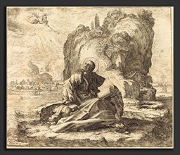 Attributed to FranÃ§ois Collignon after Jacques Callot (French, c. 1609 - 1657), Saint John on the