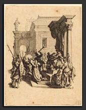 Jacques Callot (French, 1592 - 1635), Christ Condemned to Death by Pilate, c. 1624-1625, etching