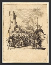 Jacques Callot (French, 1592 - 1635), Christ Carrying the Cross, c. 1624-1625, etching
