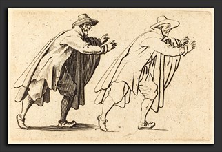 Jacques Callot (French, 1592 - 1635), Man Moving Abruptly, c. 1622, etching