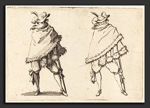 Jacques Callot (French, 1592 - 1635), Man Wrapped in His Mantle, c. 1622, etching